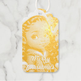 Lady Santa Folie Gift Label