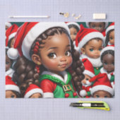 Lady Santa Tissue Paper Tissuepapier (Craft)