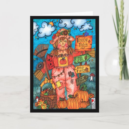 Lady Scarecrow Kaart (Voorkant)