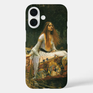 Lady Shalott On Boat door John William Waterhouse iPhone 16 Hoesje