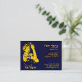 Lady Shooter Visitekaartjes (Staand voorkant)