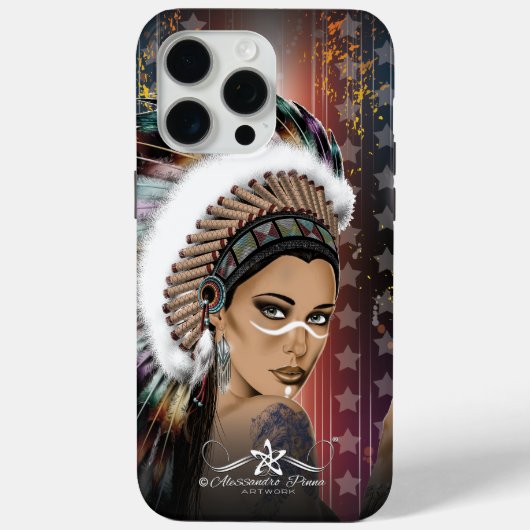 Lady Sioux Case-Mate iPhone Case (Achterkant)
