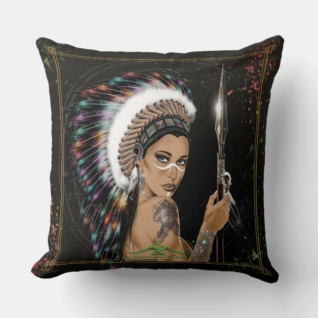Lady Sioux Kussen (Voorkant)
