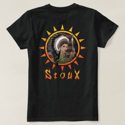 Lady Sioux T-shirt (Design achterkant)