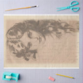 Lady Sketch-debetpapier Tissuepapier (Craft)