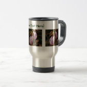 Lady Slipper Pair Flower Photographie Voyage Mug (Devant droit)