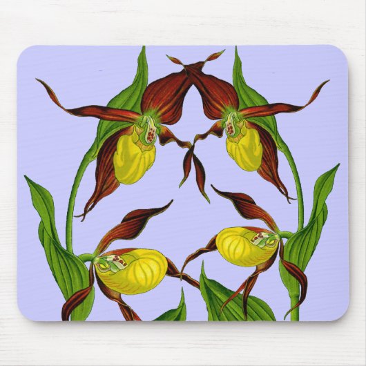 Lady Slippers Entwined Mousepad Muismat (Voorkant)