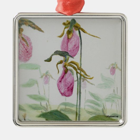 Lady Slippers Metalen Ornament (Voorkant)