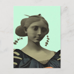 Lady Statue Briefkaart