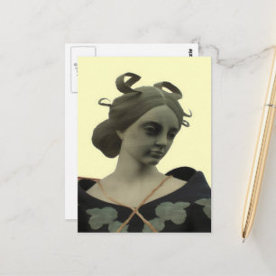 Lady Statue Briefkaart