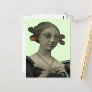 Lady Statue Briefkaart