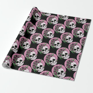 Lady Sugar Skull Cadeaupapier
