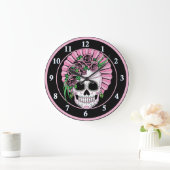 Lady Sugar Skull Grote Klok (Huis)