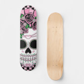 Lady Sugar Skull Skateboard (Voorkant)