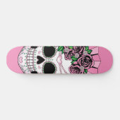 Lady Sugar Skull Skateboard (Horizontaal)