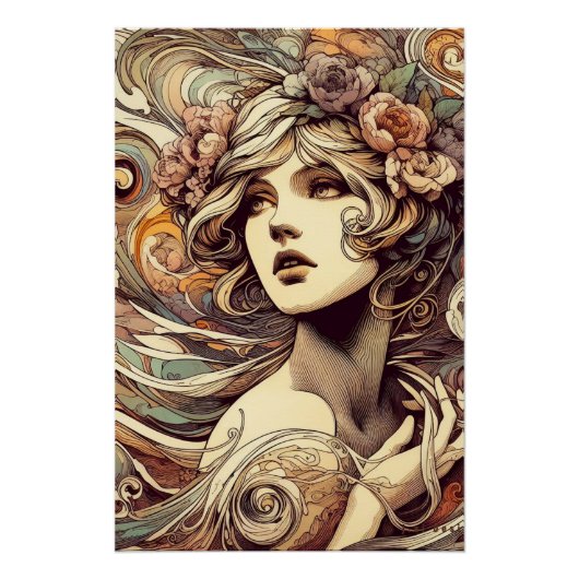 Lady Summer Poster Perfect Poster (Voorkant)