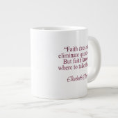 "Lady Theologian" JUMBO Mug (avec citation d'Ellio (Devant droit)