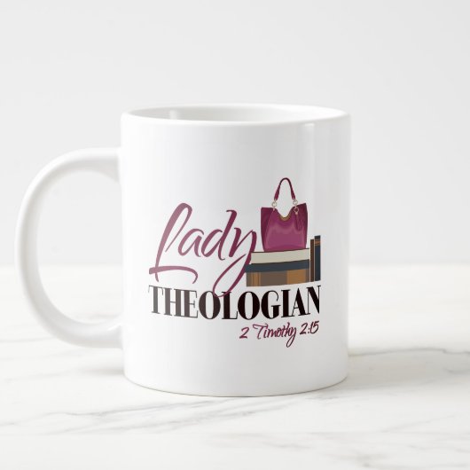 "Lady Theologian" JUMBO Mug (avec citation d'Ellio (Gauche)