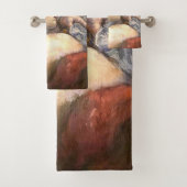 Lady under the Moon Elegant Bath Towels Bad Handdoek (Insitu)