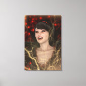 Lady Vamp Canvas Afdruk (Voorkant)