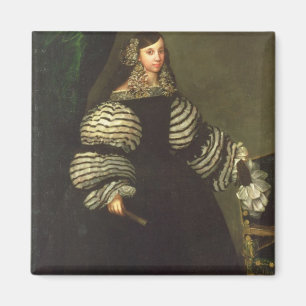Lady van de familie Medinaceli, c.1683 Magneet