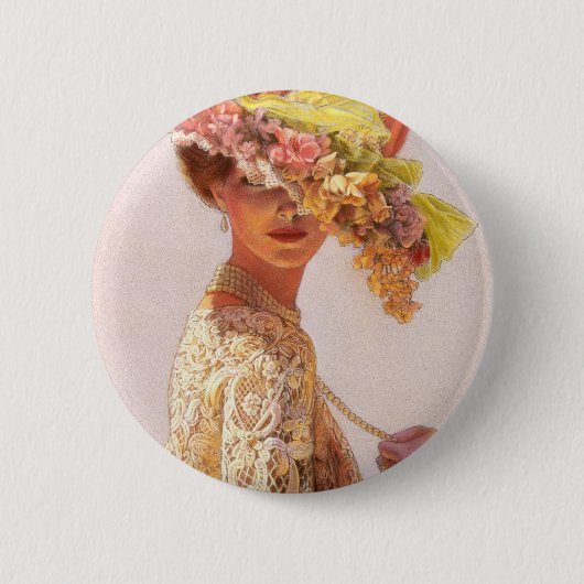 Lady Victoria Ronde Button 5,7 Cm (Voorkant)