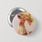 Lady Victoria Ronde Button 5,7 Cm (Voorkant /achterkant)