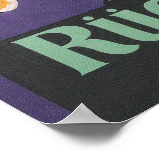 Lady Walking a Leopard Mode Poster (Hoek)