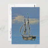 Lady Washington Briefkaart (Voorkant / Achterkant)