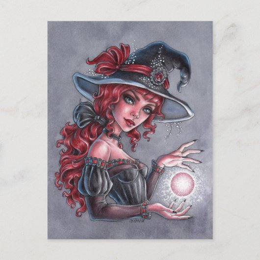 Lady Witch Briefkaart (Voorkant)