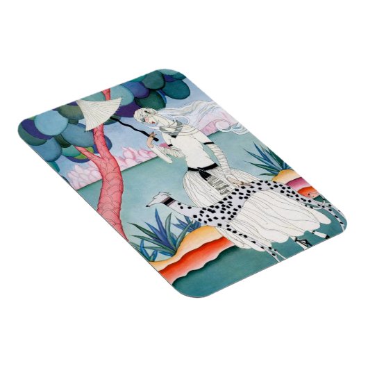 Lady with Dalmatian Dog - Helen Dryden Magneet (Rechterzijde)