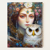 Lady With Owl Surreal Imaginaire Art (Dos)