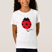 Ladybird Cat T-shirt / てんとう虫ネコ Tシャツ (Voorkant)