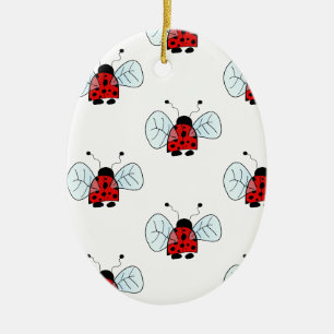 Ladybird Keramisch Ornament