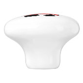 Ladybird Keramische Knop (Zijkant)