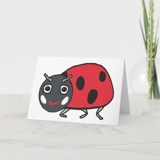 Ladybird Ladybug Kaart (Voorkant)