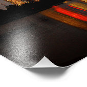 Ladybird Lake Austin Texas Night Skyline Foto Afdruk (Hoek)