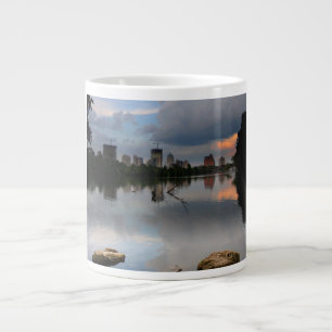 Ladybird Lake Sunrise 1 - Austin Texas Skyline Grote Koffiekop