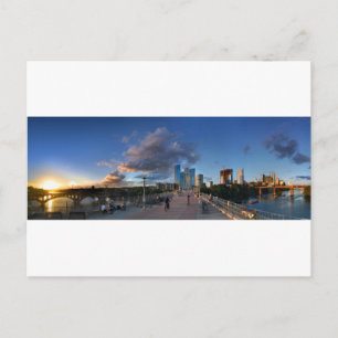Ladybird Lake Sunset in Austin, Texas Briefkaart