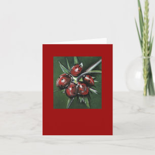 Ladybird Note kaart - Rood