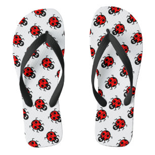 Ladybird Pattern Teenslippers