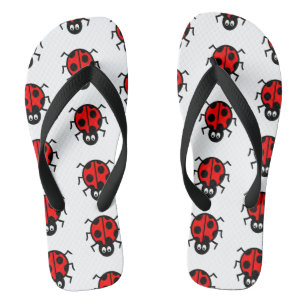 Ladybird Pattern Teenslippers