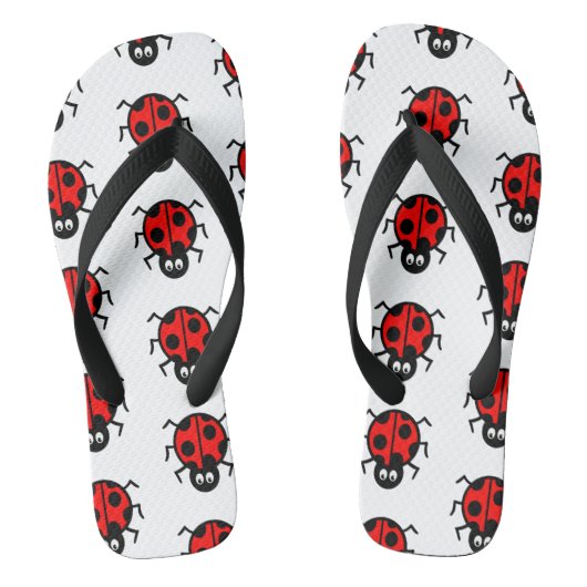 Ladybird Pattern Teenslippers (Voetbed)