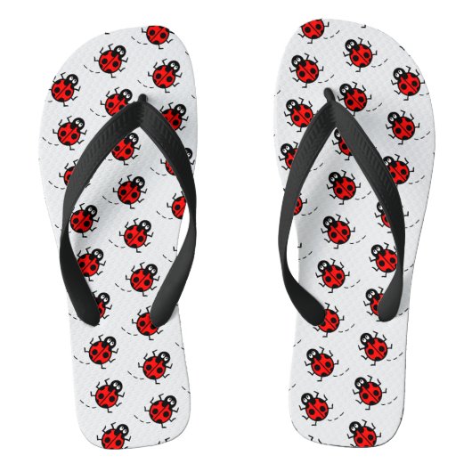 Ladybird Pattern Teenslippers (Voetbed)
