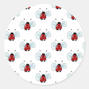 Ladybird Ronde Sticker
