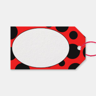 Ladybird spot - gift labels cadeaulabel