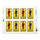 Ladyboy/Tomboy Toilet ⚠ Thai Sign ⚠ Etiket (Full Sheet)