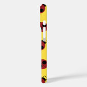 Ladybug 60s retro cool red yellow Case-Mate iPhone case (Achterkant / Links)