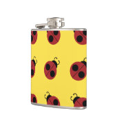 Ladybug 60s retro cool red yellow heupfles (Links)