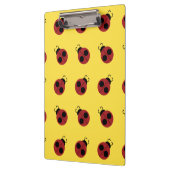 Ladybug 60s retro cool red yellow klembord (Links)